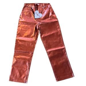 Ladies Size 26 Copper Bronze Rust Metallic Dress Party Pants Buddy Love NWT $76